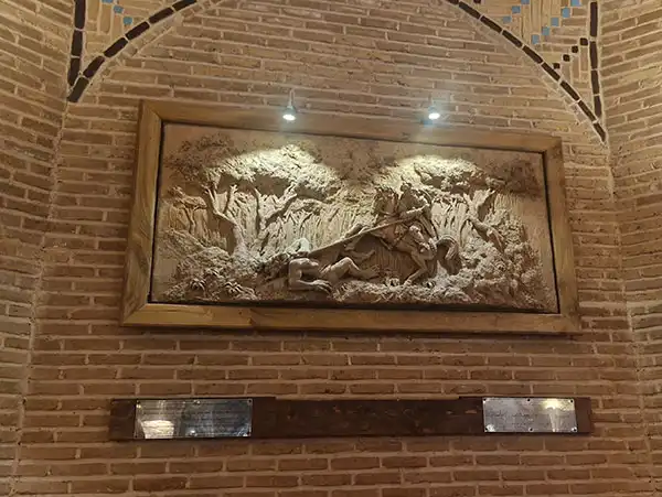 تابلوی رستم و سهراب سعدالسلطنه