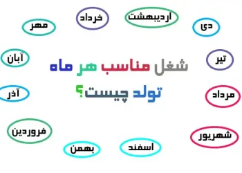 شغل مناسب ماه تولد